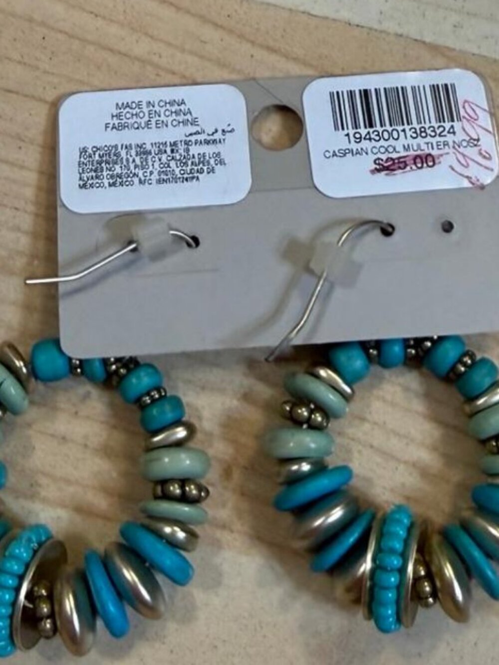 Free Turquoise Hoop Earrings